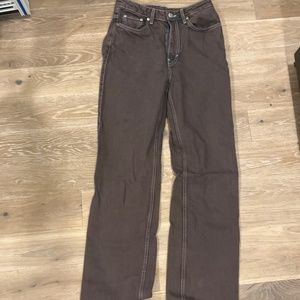 Light Brown Weekday Jeans
